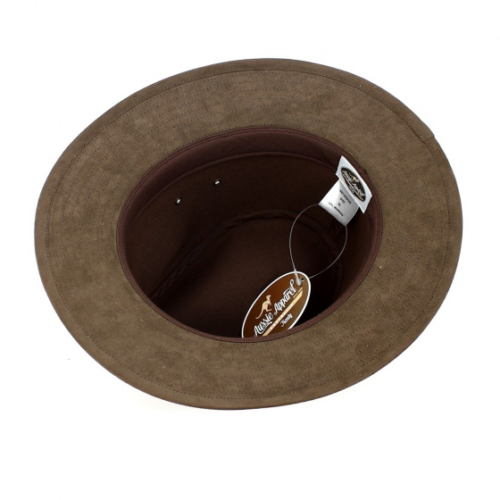 Kenya Leather Traveller Hat - Aussie Apparel