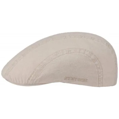 Madison delavée Cotton Stetson flat cap