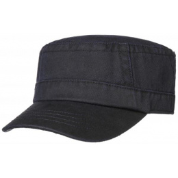 Black Cotton Army Cap - Stetson