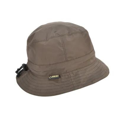 rain hat - Brown Aleria Gore-tex Bob - Seeberger Reference: 2715 | Traclet Hat Shop