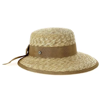 Cézanne Natural Straw Visor Cap - Fléchet Reference: 11883 | Chapellerie Traclet
