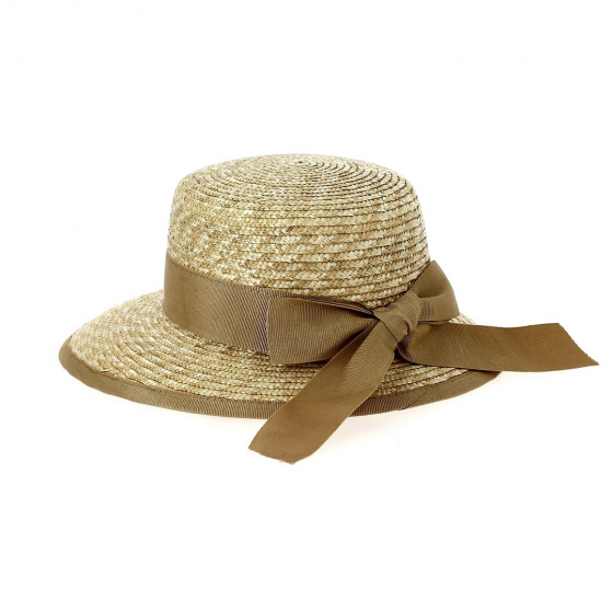 Cézanne Natural Straw Visor Cap - Fléchet