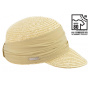 Natural Straw Cap in Linen Color - Seeberger