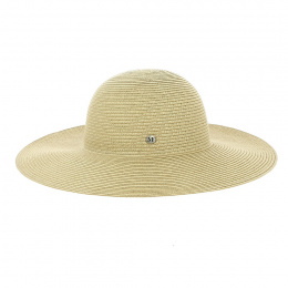 Anita Beige Wide-Brimmed Hat - Fléchet