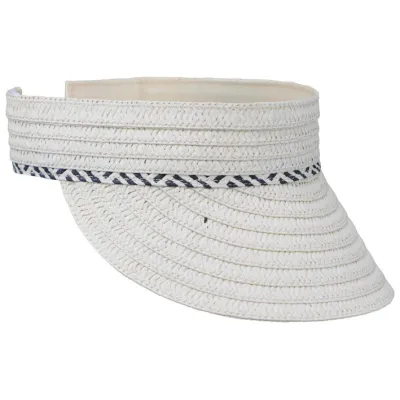 Lou Natural Straw Visor Cap Reference: 11921 | Traclet Hat Shop
