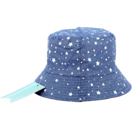 Stars Denim Bucket Hat - Traclet