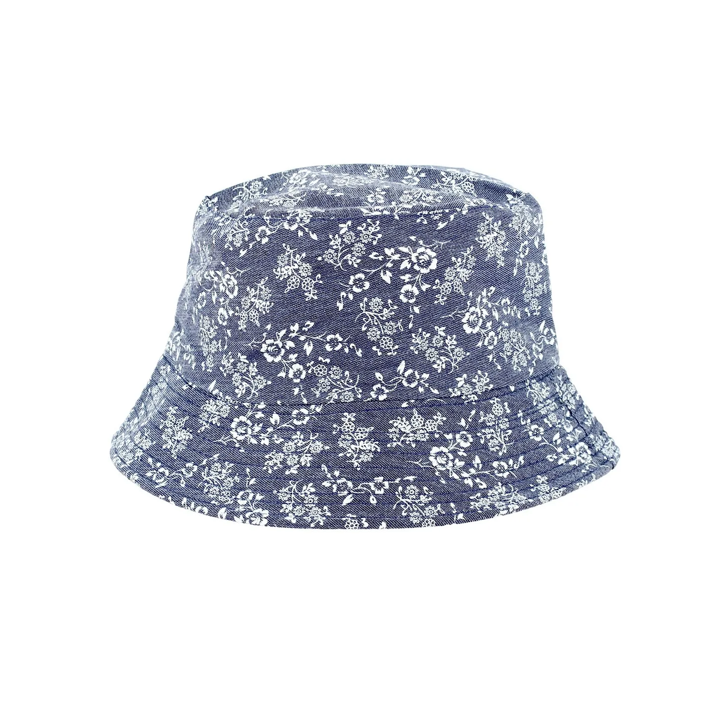 Denim Flowers Bucket Hat - Traclet Reference: 11925 | Traclet Hatmakers