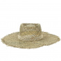 Samira Natural Straw Fedora Hat - Traclet