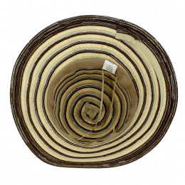Valentine Beige Wide-Brimmed Hat - Traclet