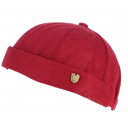 Red Cotton Docker Beanie - Traclet