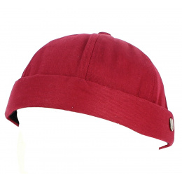 Bonnet Docker Coton Rouge - Traclet