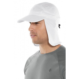 Eisbach Cap with Neck Flap UPF 50+ - Coolibar
