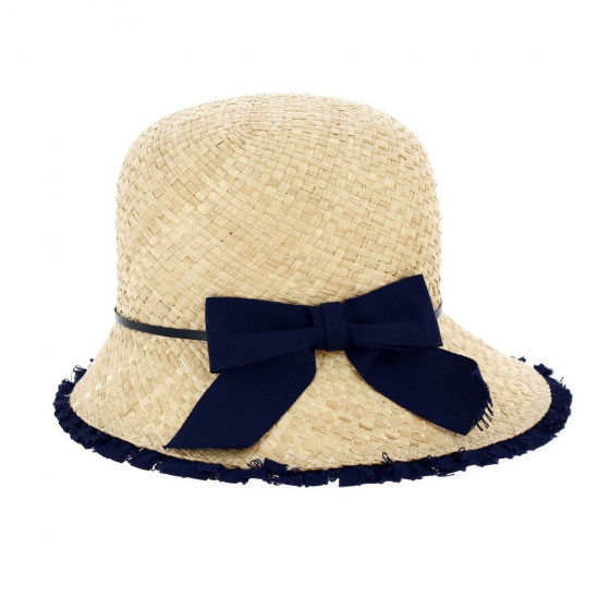Christina Cloche straw Raphia hat - Traclet