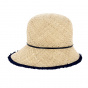 Christina Cloche straw Raphia hat - Traclet