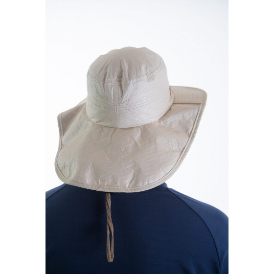 Chapeau Traveller Bordelais Protège-nuque Beige - Soway