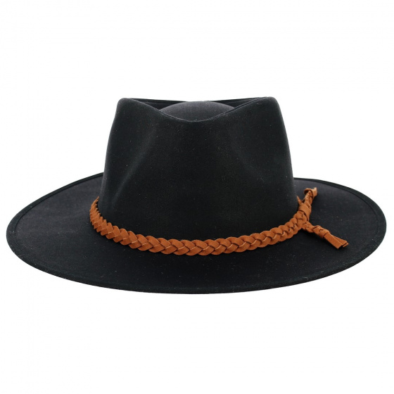 Black Whitfield Traveller Hat - Aussie Apparel