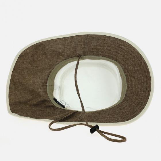 Chapeau Traveller Bordelais Protège-nuque Beige - Soway