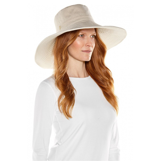 Capeline Larges Bords Laura  Réversible Anti-UV - Coolibar Capeline Larges Bords Laura  Réversible Anti-UV - Coolibar