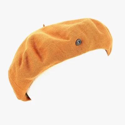 Béret Gazania Orange - Laulhère Reference : 11985 | Chapellerie Traclet