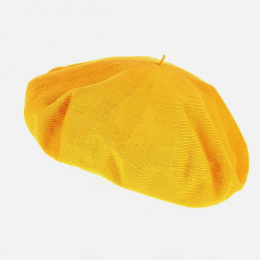 Summer beret Mimosa Yellow - Laulhère