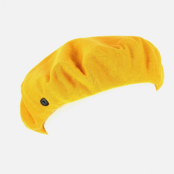 Summer beret Mimosa Yellow - Laulhère
