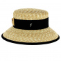 Cassidy Natural Straw Capeline - Fléchet