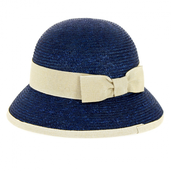 Chapeau Cloche Martika Bleu - Fléchet Chapeau Cloche Martika Bleu - Fléchet