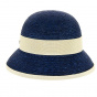 Martika Blue Cloche Hat - Fléchet