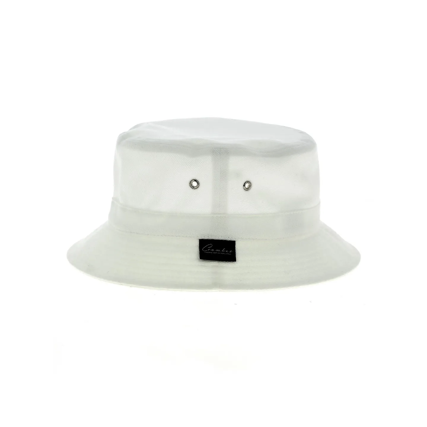 Davos White Cotton Bucket Hat - Crambes Reference: 11999 | Traclet Hat Shop