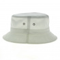 White Cotton Davos Bucket Hat - Crambes