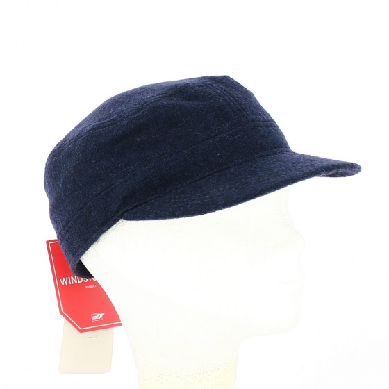 Gore-Tex Army Cap with Ear Flaps Dark Blue - Bugatti