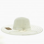Santia Elegancia White Sun Hat - Traclet