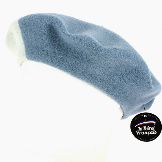 Two-Tone Victorine Wool Beret - Le Béret Français