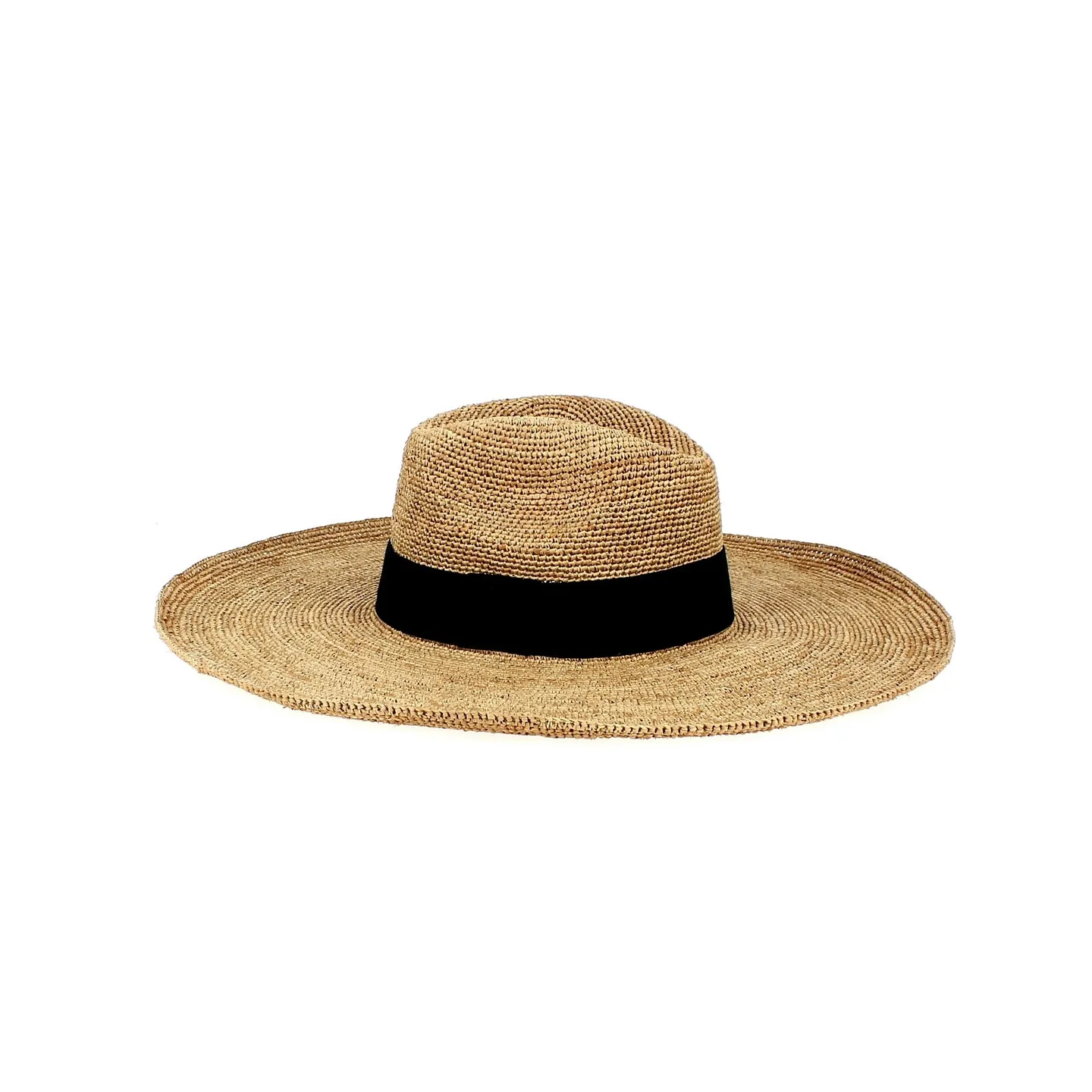 Chapeau Fedora Tuléar Raphia - Traclet Reference : 12035 | Chapellerie Traclet