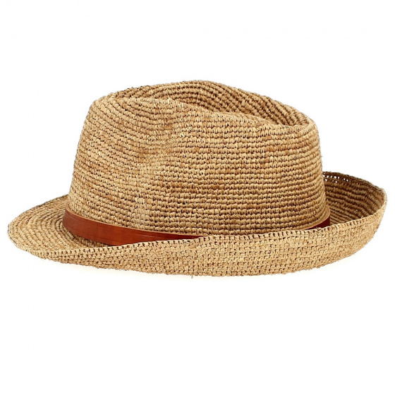 Chapeau Trilby Tuléar Raphia Naturel - Traclet