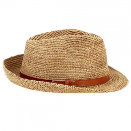 Trilby Tulear Natural Raphia Hat - Traclet