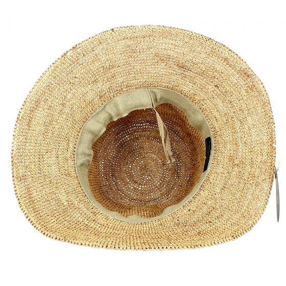 Tulear Natural Raffia Wide-Brimmed Hat - Traclet