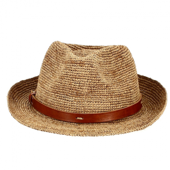 Natural Raffia Tulear Trilby Hat - Traclet