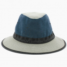 Blue Spenser Safari Traveller Hat - Crambes