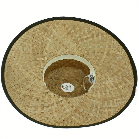 Capeline Grands bords Athéna Paille Naturelle - Traclet