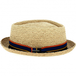 Chapeau Porkpie Silver Paille Naturelle - Stetson