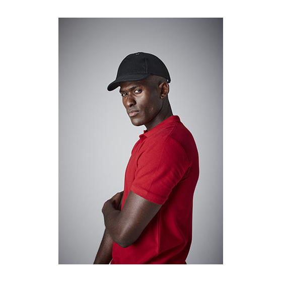 Black Shell Cap - Beechfield with visor