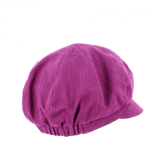 Casquette Gavroche Hors série Lin Cassis  - MTM