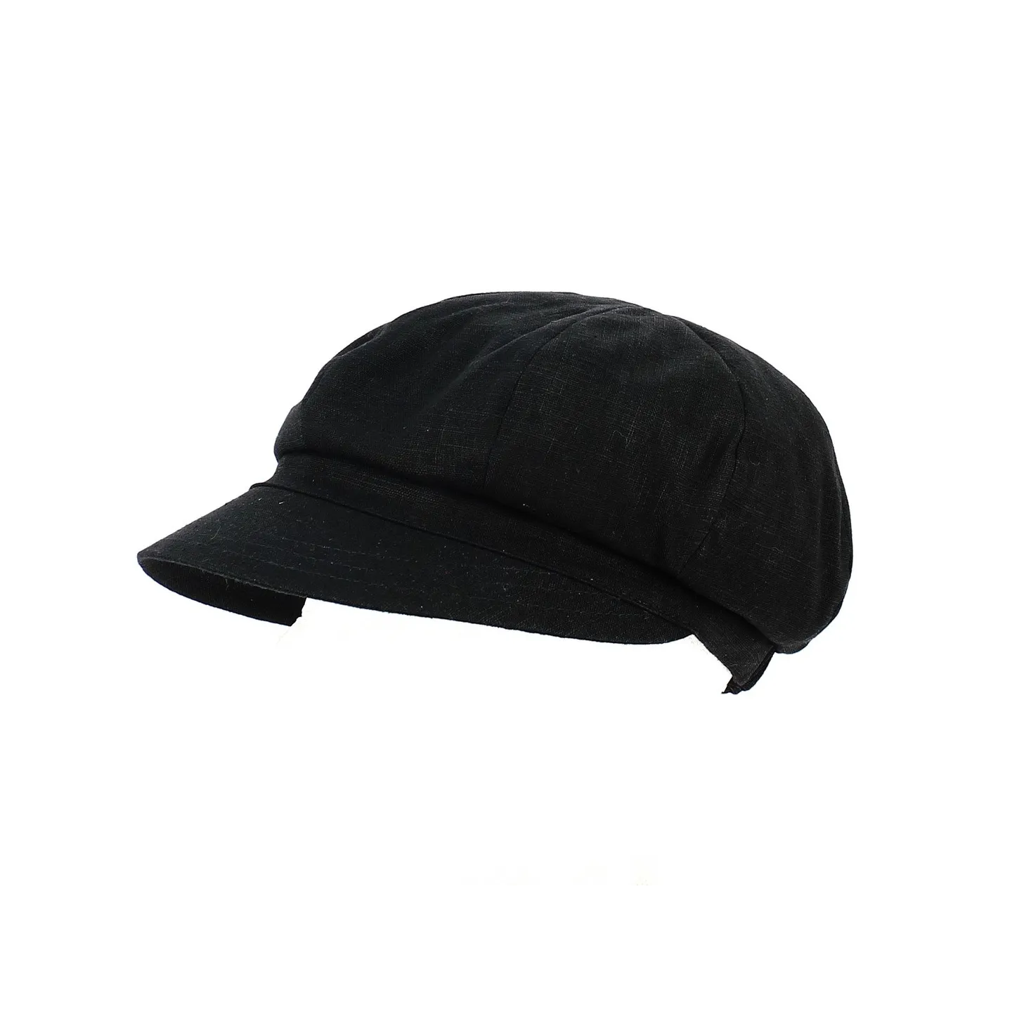 Casquette Gavroche Hors série Lin Noir  - MTM Reference : 12071 | Chapellerie Traclet