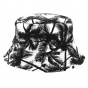 Black and White Palmers Bucket Hat - Traclet