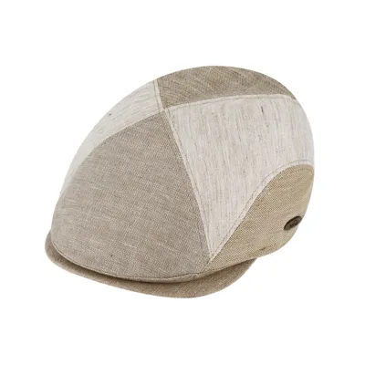 Casquette Plate Coton & Lin Beige- Traclet Reference : 10507 | Chapellerie Traclet
