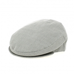 Ravenne Beige Cotton Flat Cap - Traclet