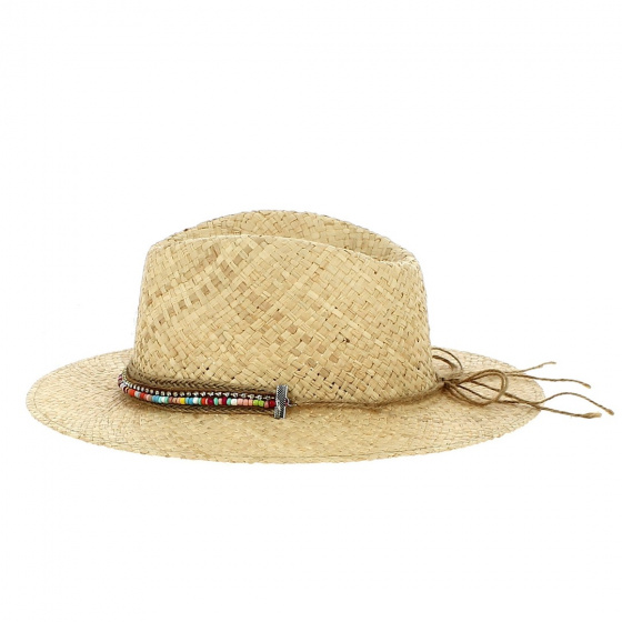 Chapeau Fedora Création Fantasia Raphia - Flechet