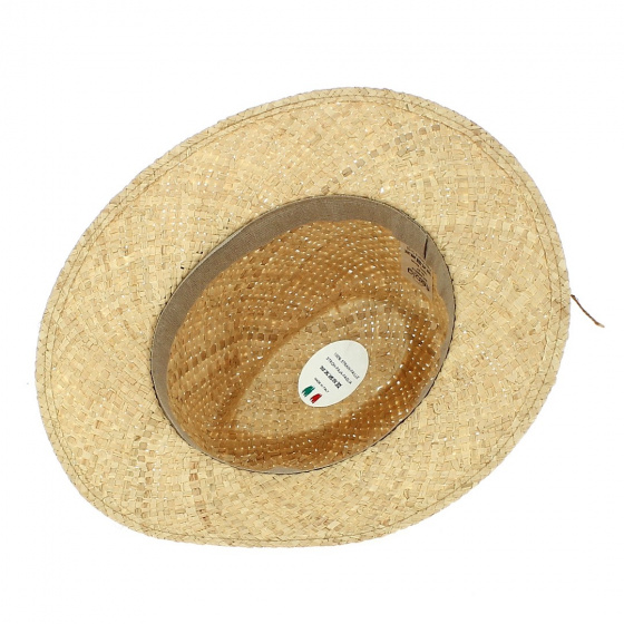 Chapeau Fedora Création Fantasia Raphia - Flechet