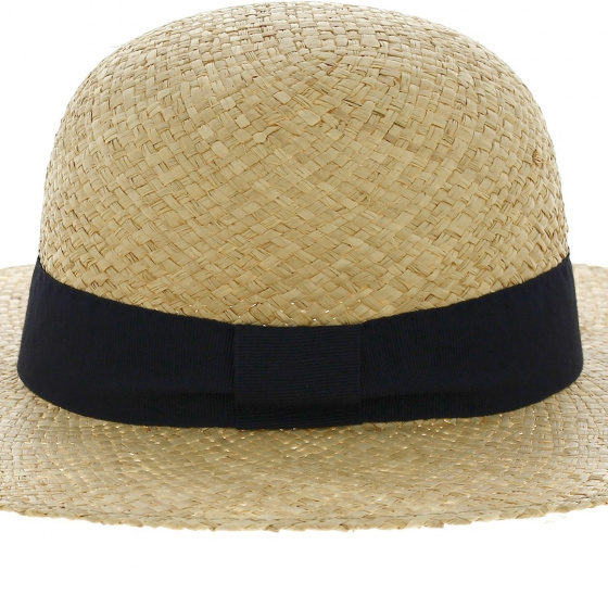 Catalan Wide Brim Natural Straw Hat - Traclet